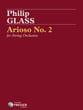 Arioso No. 2 Orchestra sheet music cover